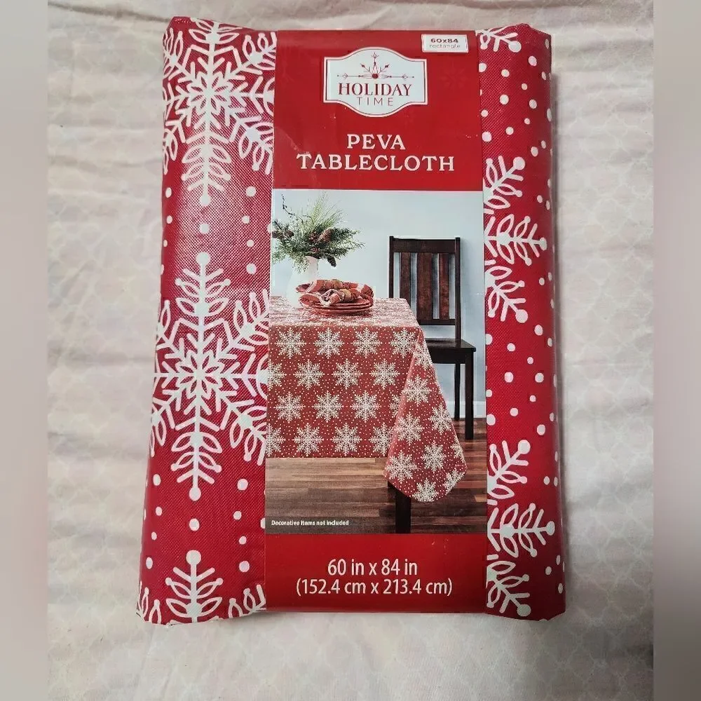 New Lot of two Halloween Christmas Peva Tablecloth